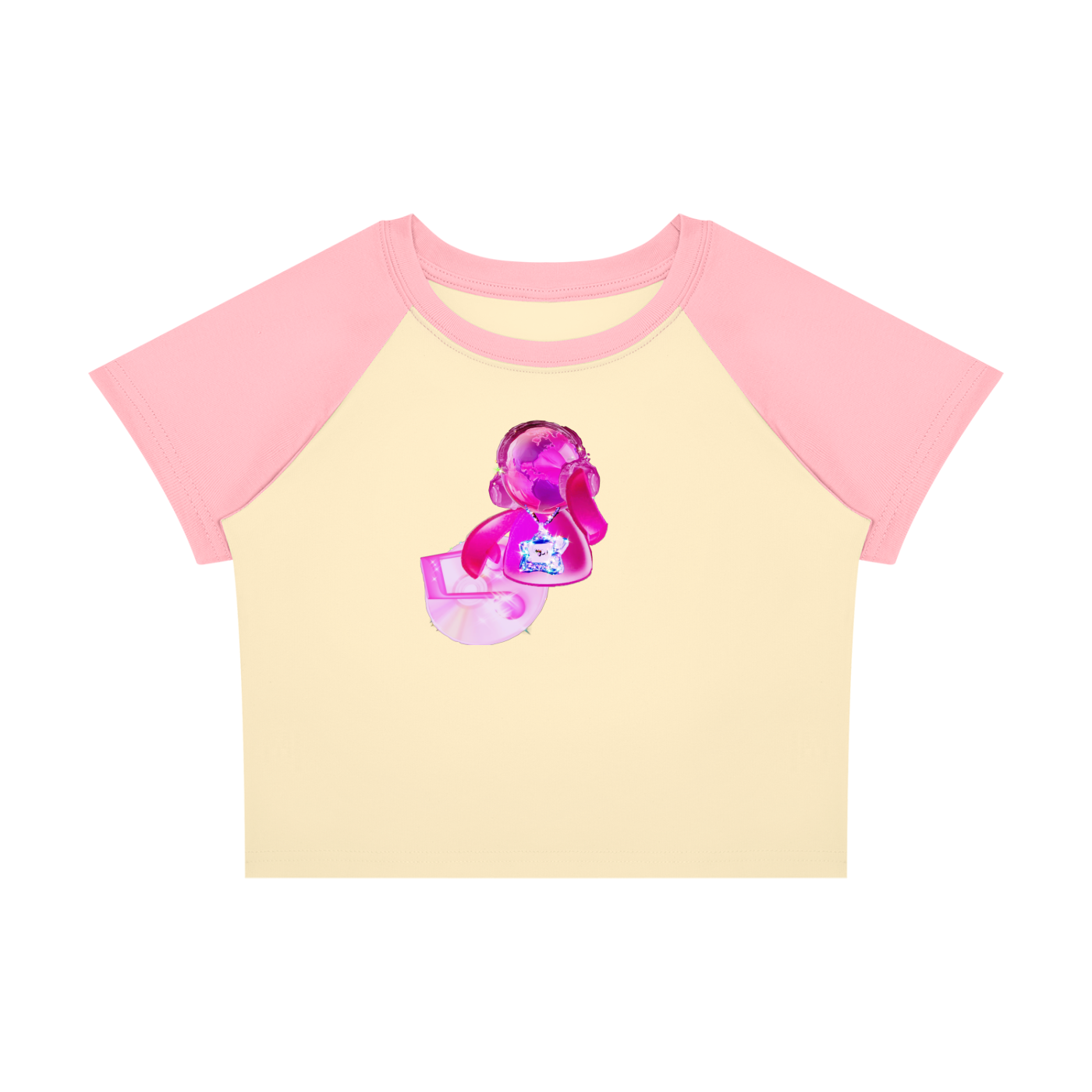 'Lil Viber' Cropped Shirt