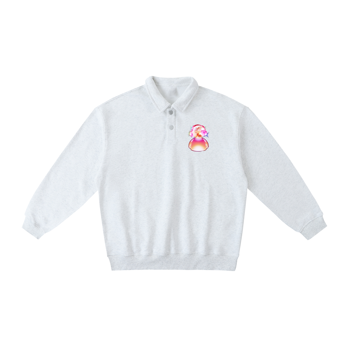 Heavyweight Polo-Collar Sweatshirt