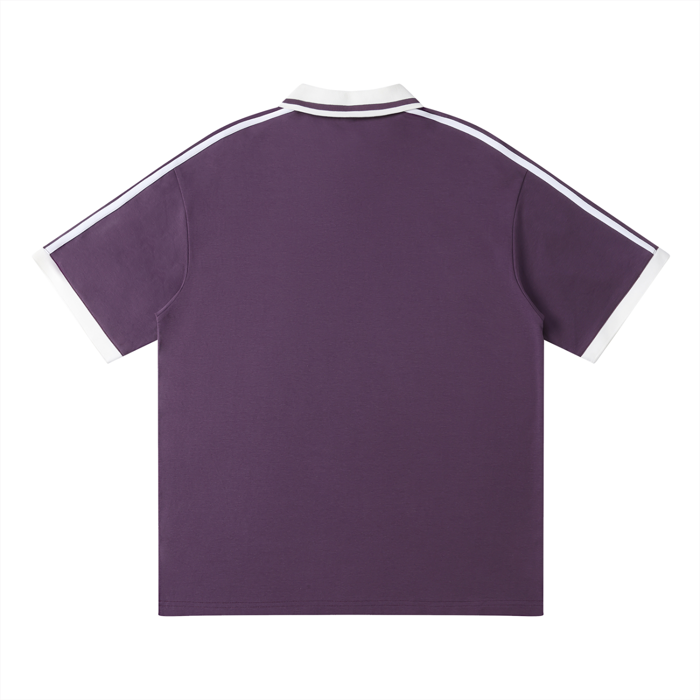 Unisex Contrast Piping Polo Shirt