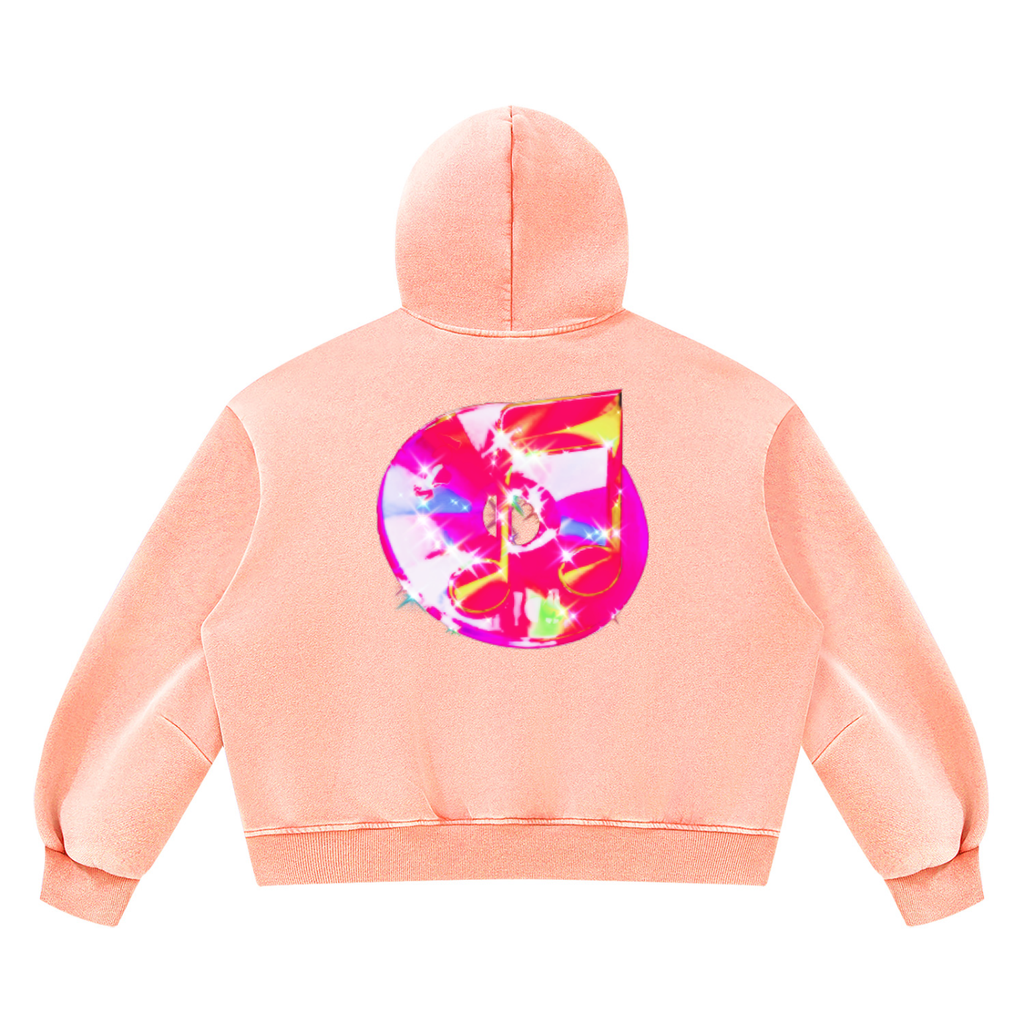 Unisex Vintage Wash Boxy Fleece Hoodie