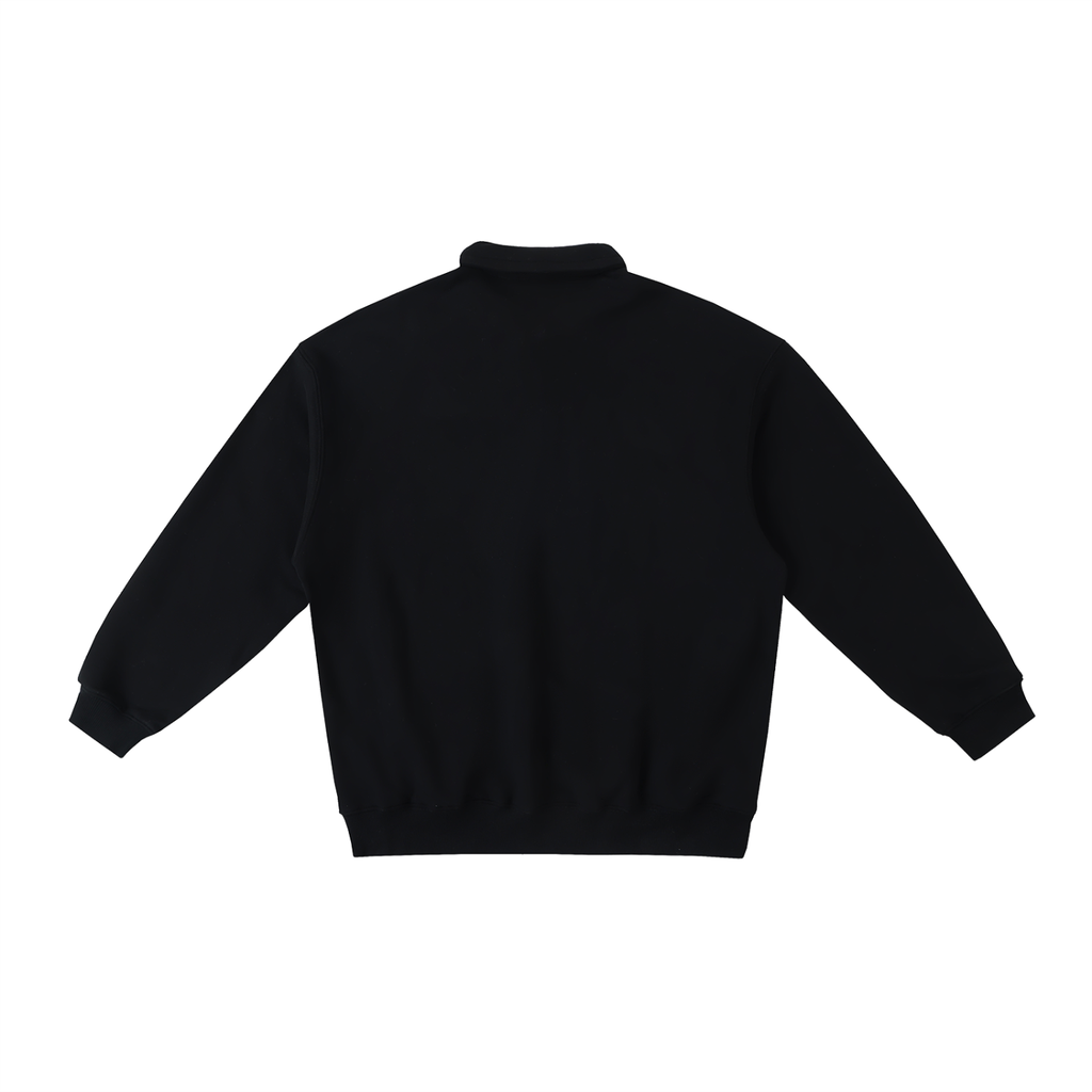Heavyweight Polo-Collar Sweatshirt