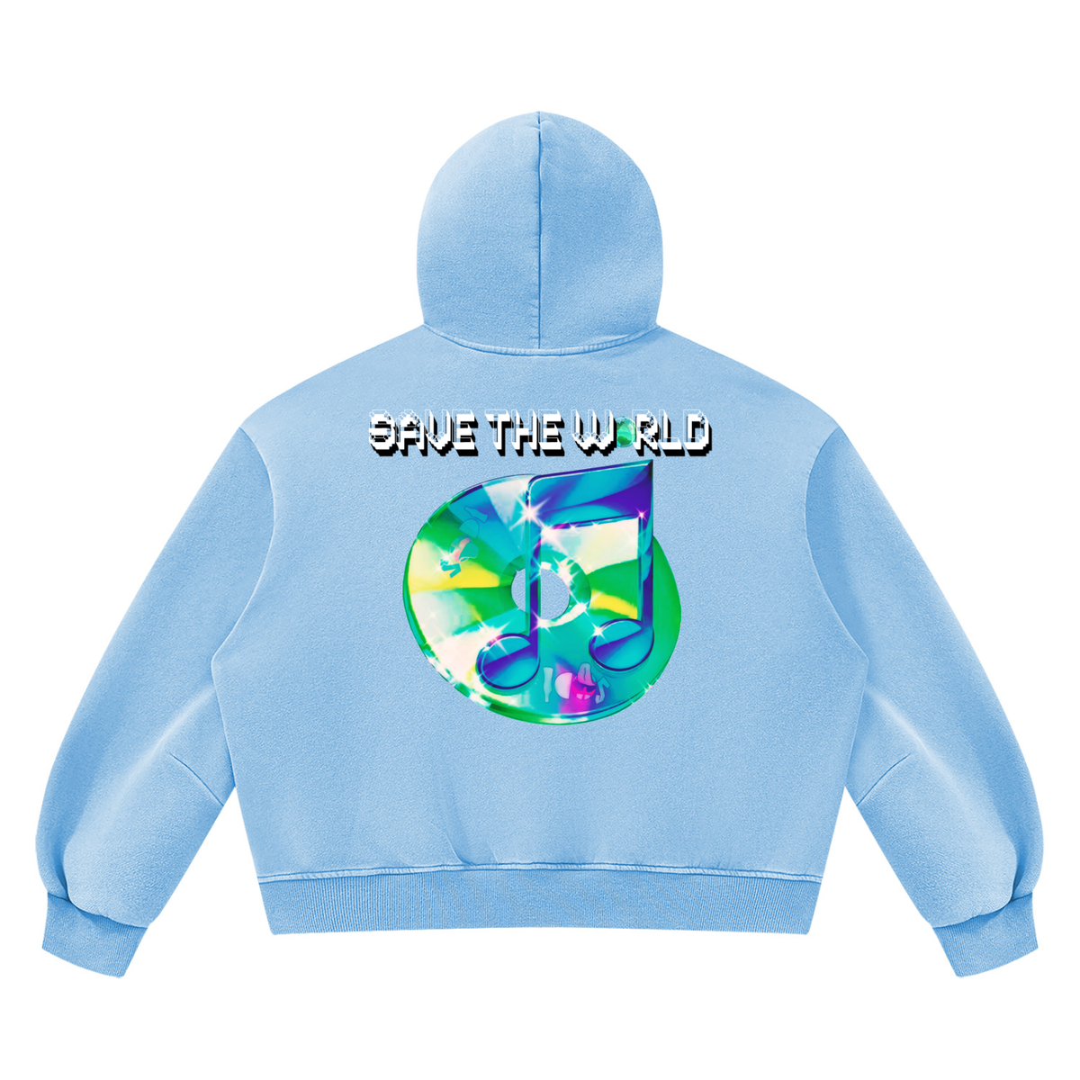 Unisex Vintage Wash Boxy Fleece Hoodie