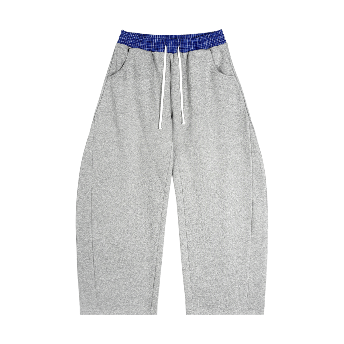 iSODI plaid-waist Sweatpants