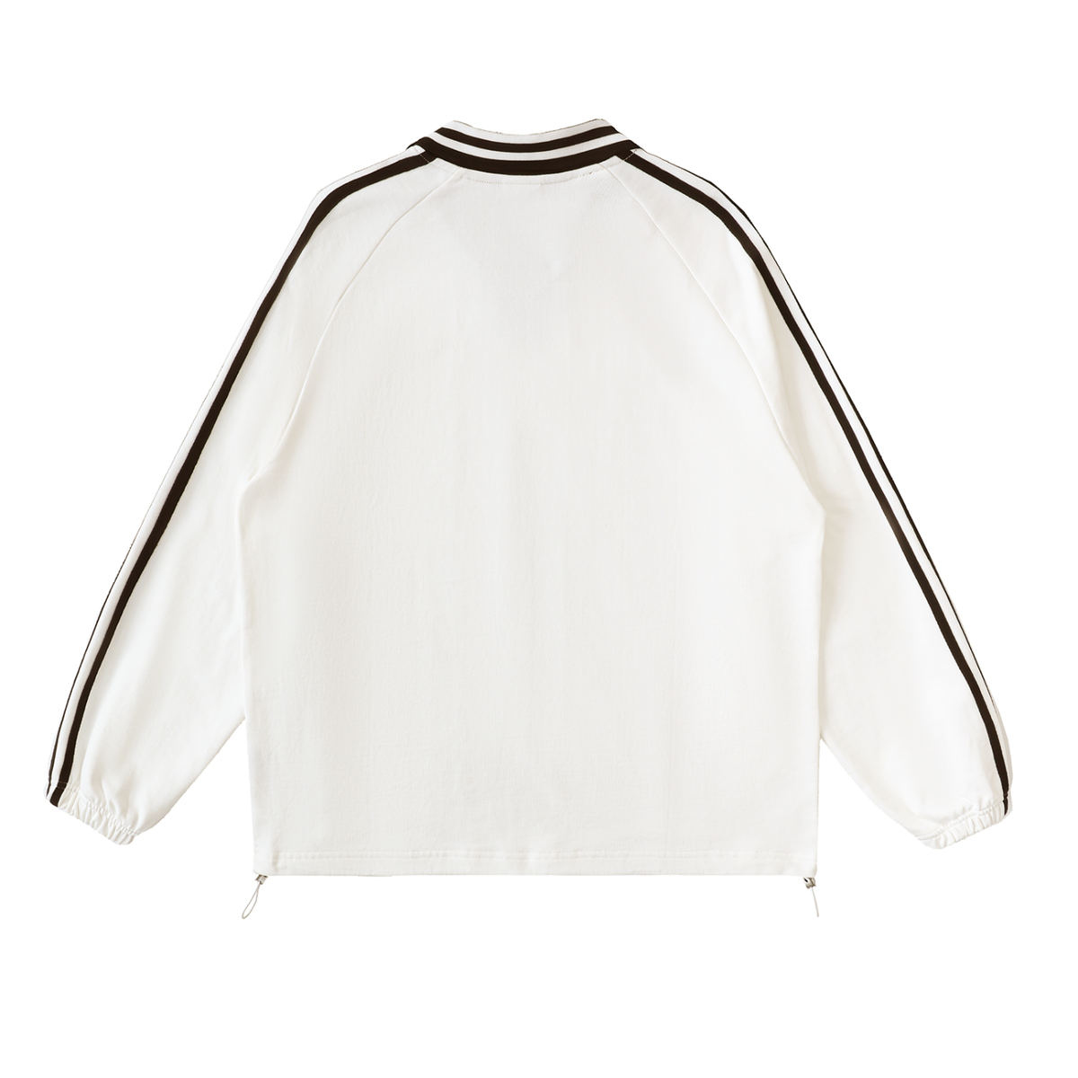 SODI Striped Collar Sweatshirt