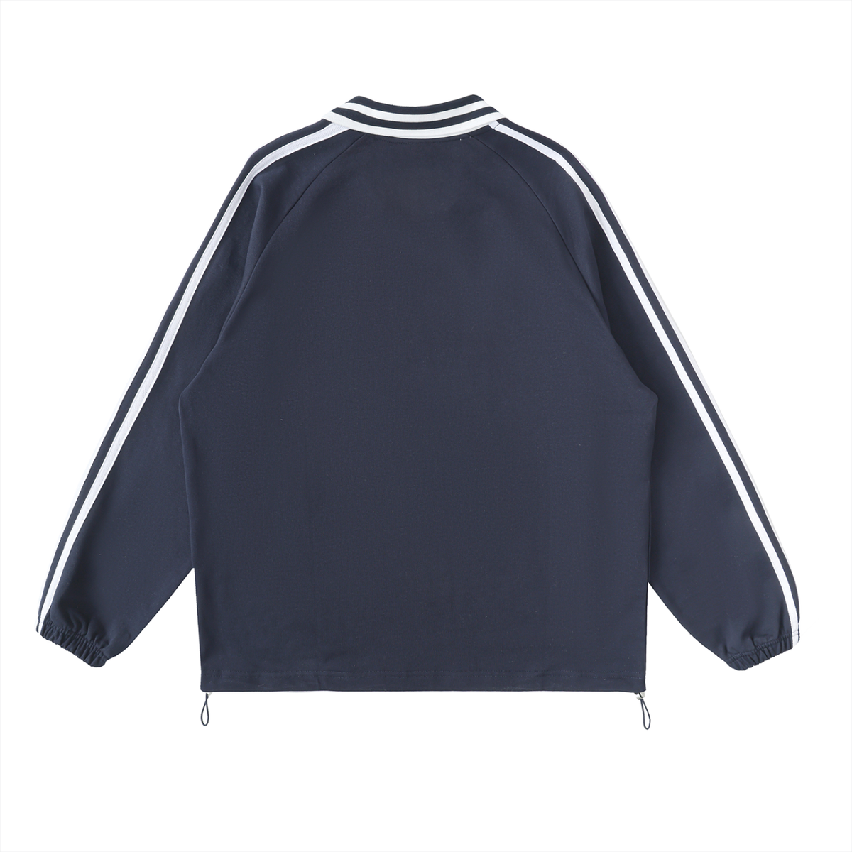 SODI Striped Collar Sweatshirt