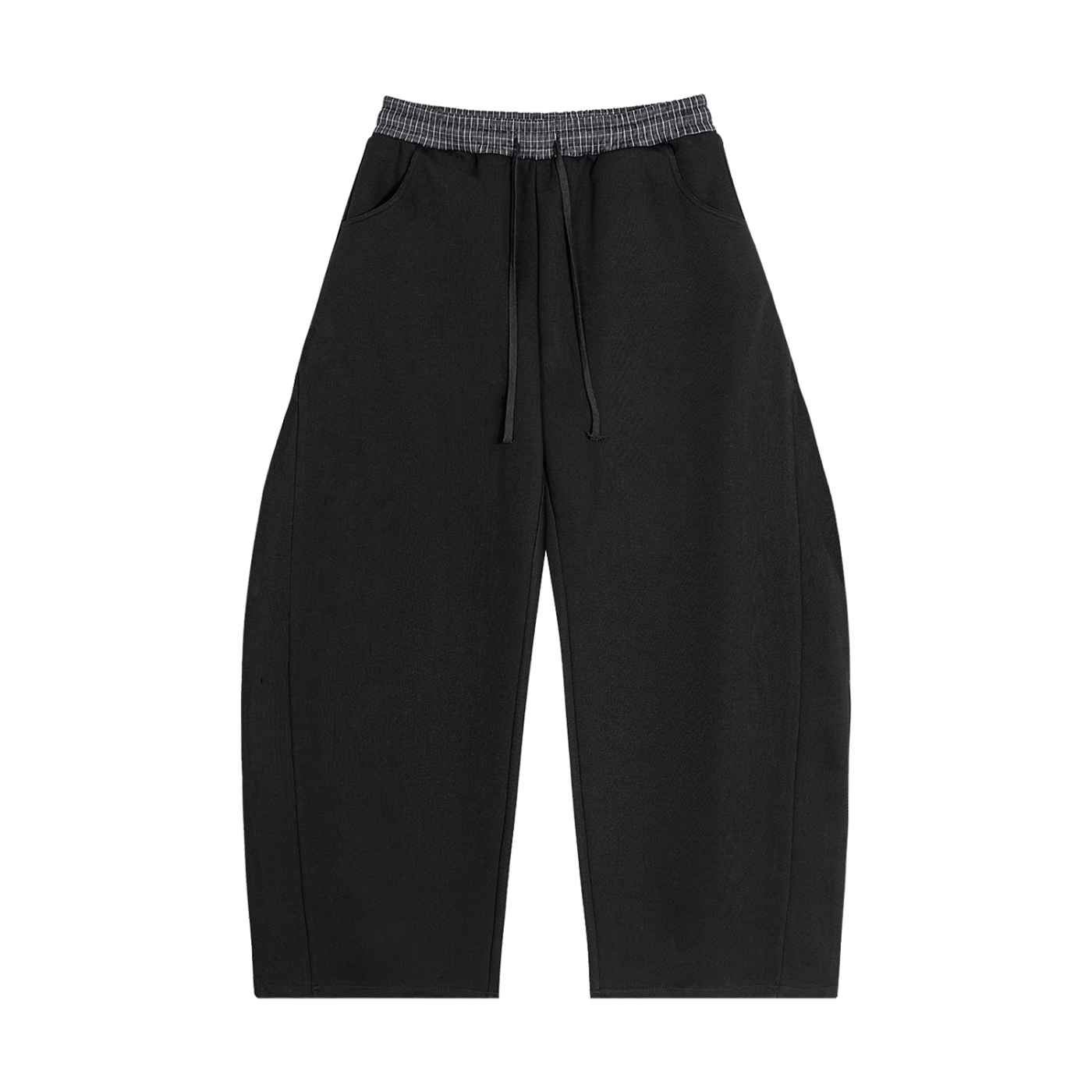 iSODI plaid-waist Sweatpants