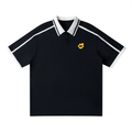 Unisex Contrast Piping Polo Shirt