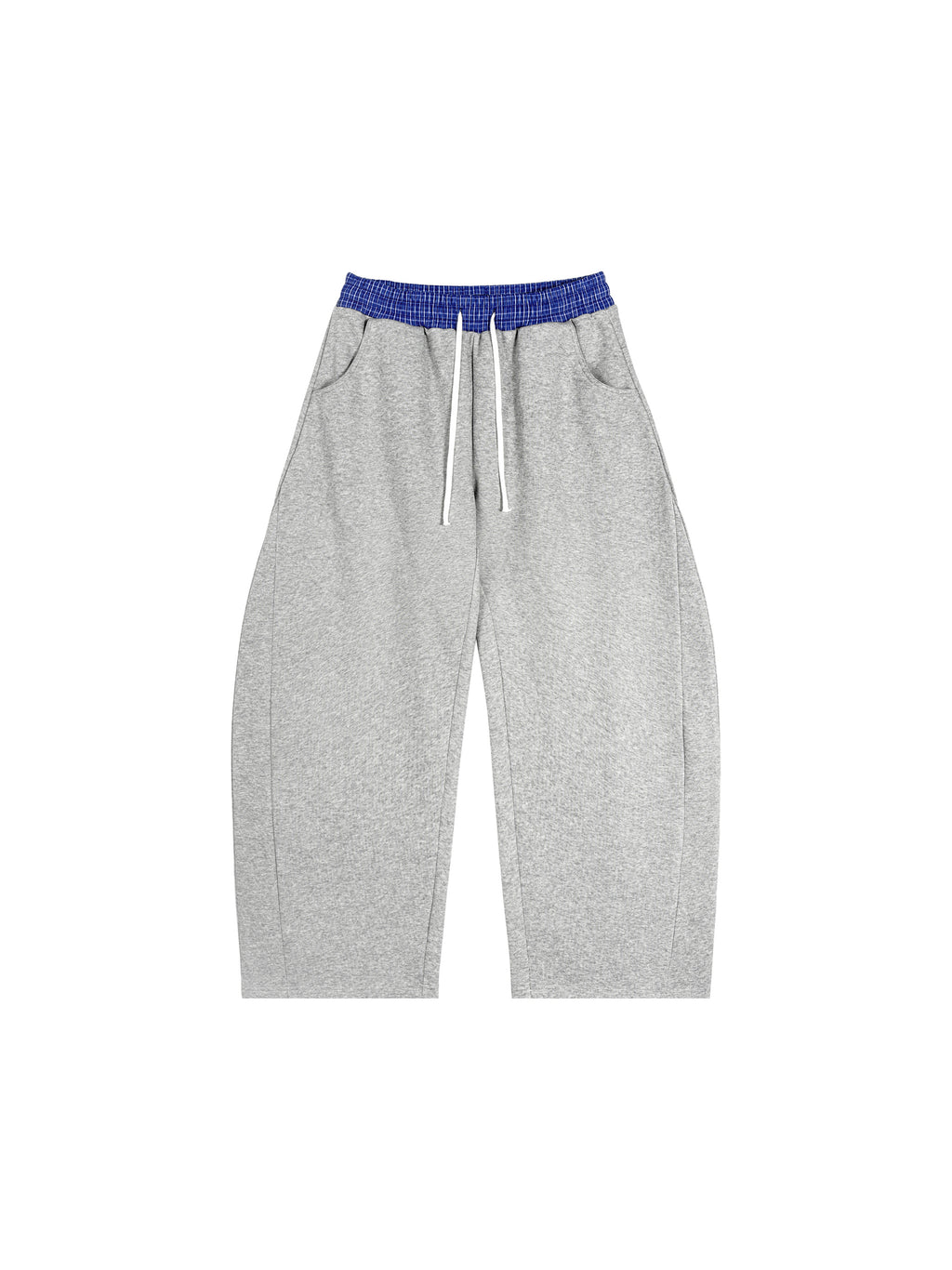 iSODI plaid-waist Sweatpants