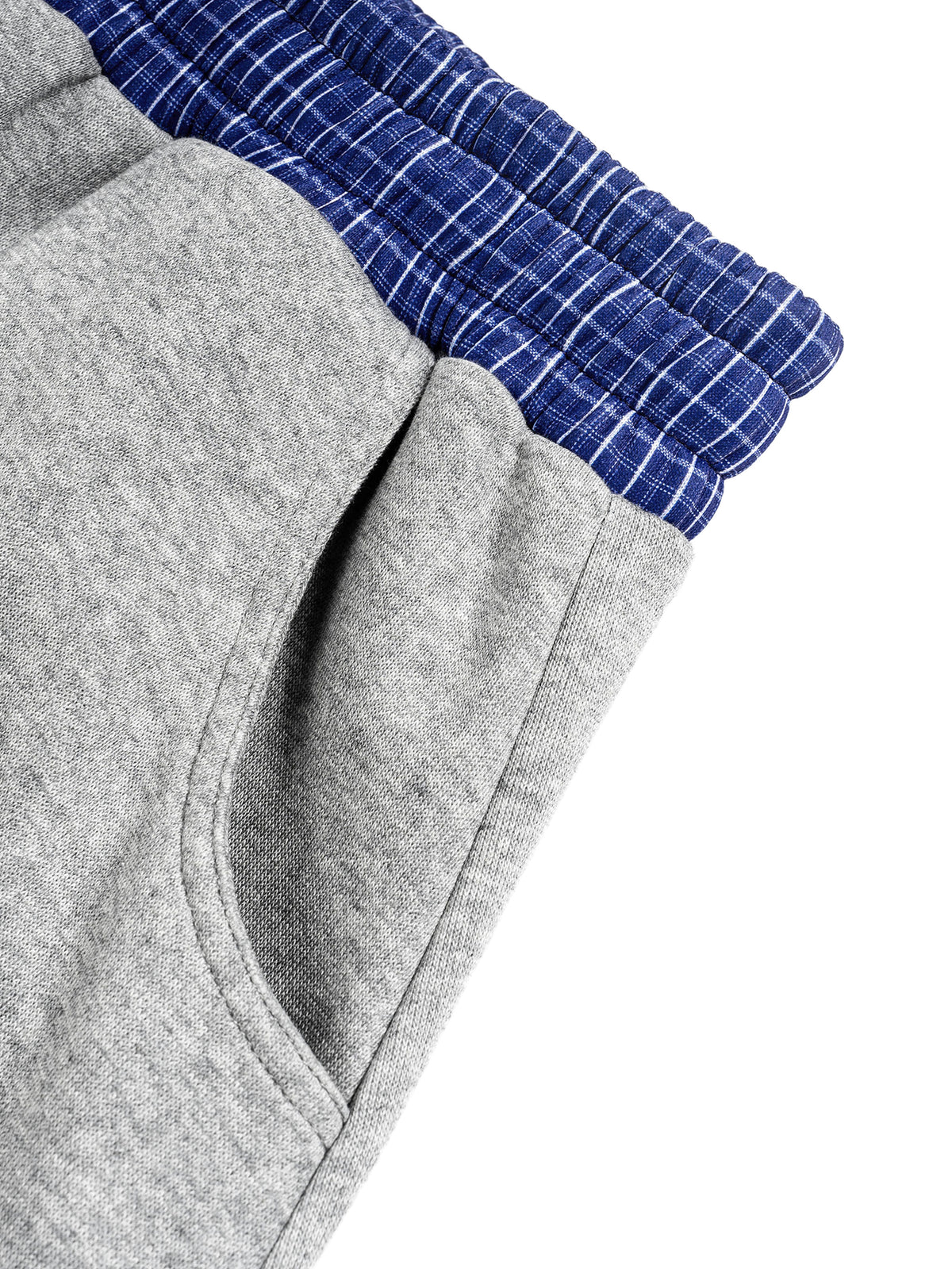 iSODI plaid-waist Sweatpants